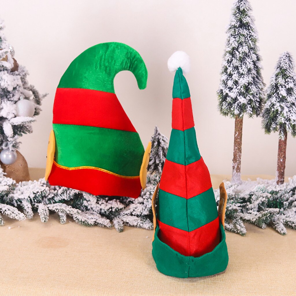 Santa Hat Winter Warm Christmas Elf Hat Child Adult Christmas Hat Cartoon Hat