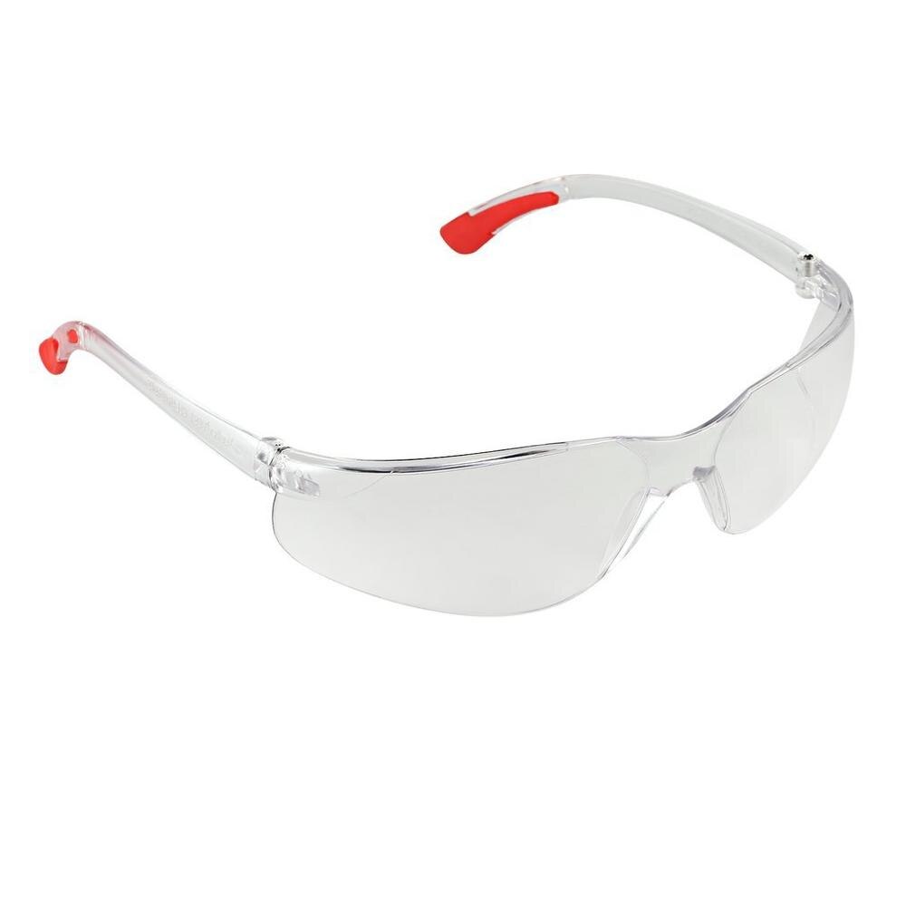 Højtydende pc sikkerhedsbriller beskyttelse motorcykel beskyttelsesbriller antidug støvtæt stænkafvisende stødsikker kørsel: Hvid