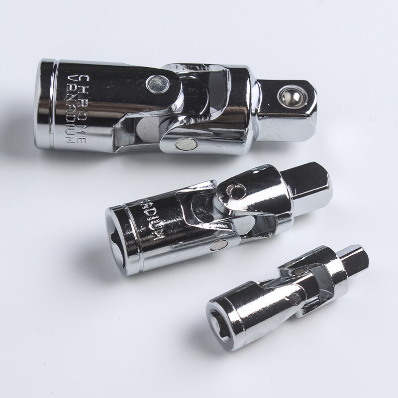 1/4 "3/8" 1/2 "Kruiskoppeling Set Ratchet Hoek Extension Bar Socket Adapter Handmatige En Pneumatische Buigbare Adapter socket Gereedschap