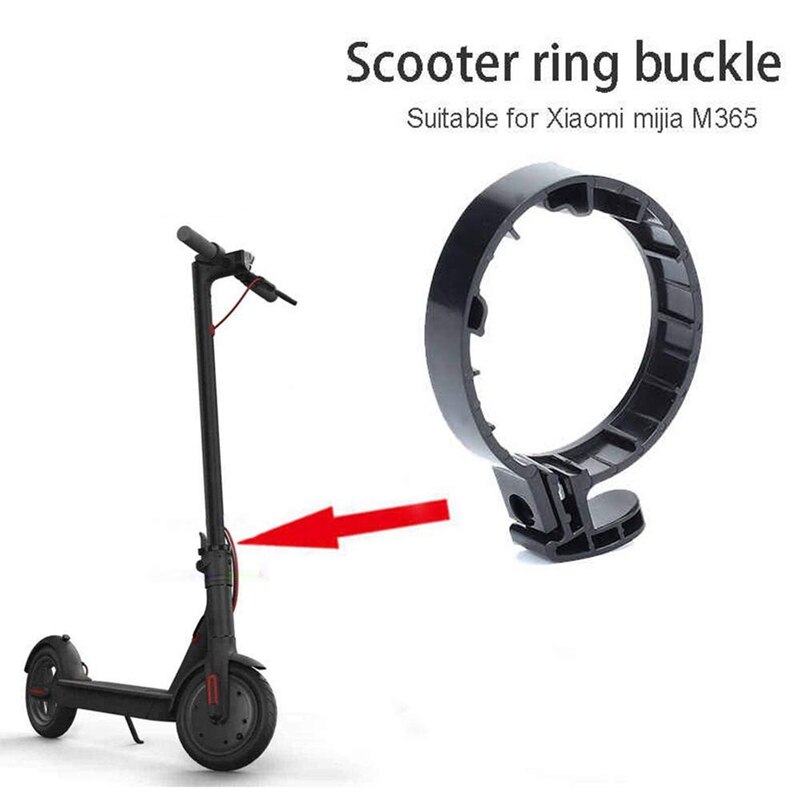 Circle Clasped Guard Ring Buckle para Scooter Xiaomi M365, accesorios de repuesto de montaje de protector redondo de plástico