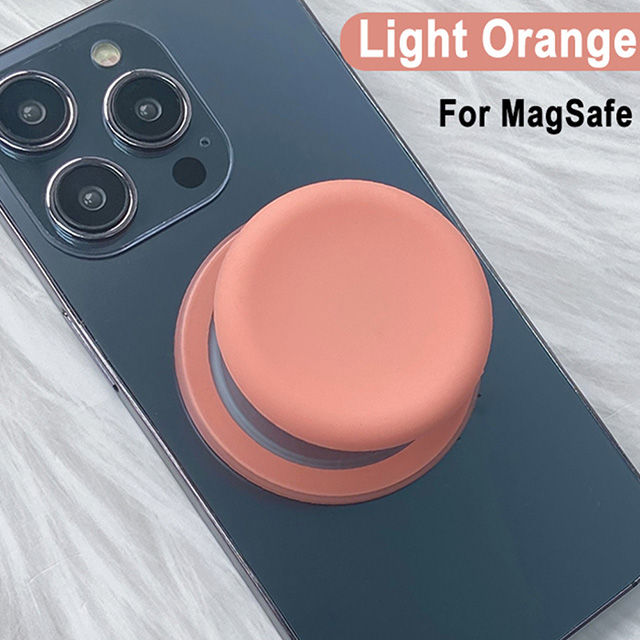 Grippopso Magnetic Cell Phone Holder Griptok Socket 360° With Silicone Cover For Magsafe Grip Finger Ring Holder Stand: Other