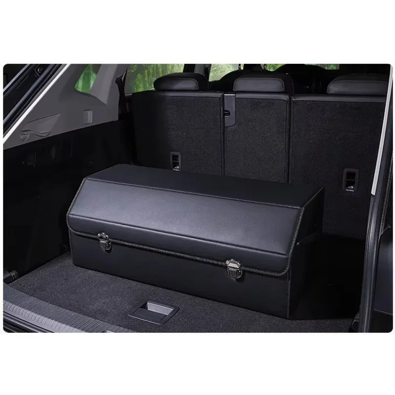 Caixa de armazenamento dobrável para carro, organizador de porta-malas, suprimentos para carro, organizador de armazenamento de porta-malas, acessórios automotivos, caixa de armazenamento