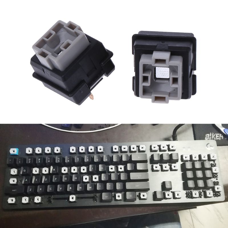 2Pc Romer-G Switch Omron As Voor Logitech G512 G910 G810 K840 G413 Pro Toetsenbord