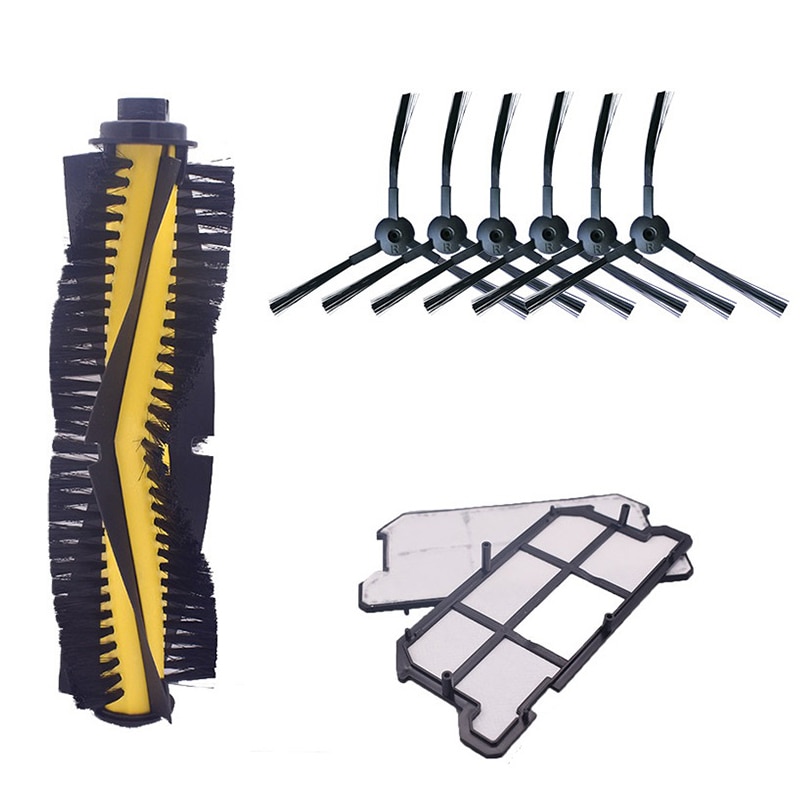 Piezas de Robot aspirador ILIFE V7/V7S/V7S Pro, cepillo principal/Cepillo Lateral/filtro Hepa ILIFE V7S Pro, accesorios