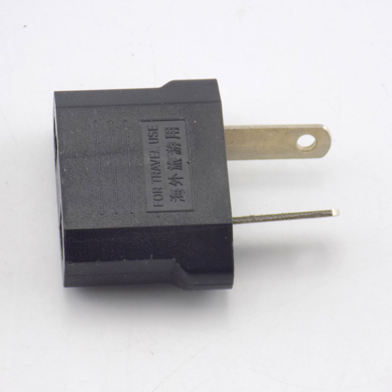 Adaptador de enchufe europeo, americano, australiano, Europeo, de viaje, conector de salida C1, 2 piezas: Tipo 3