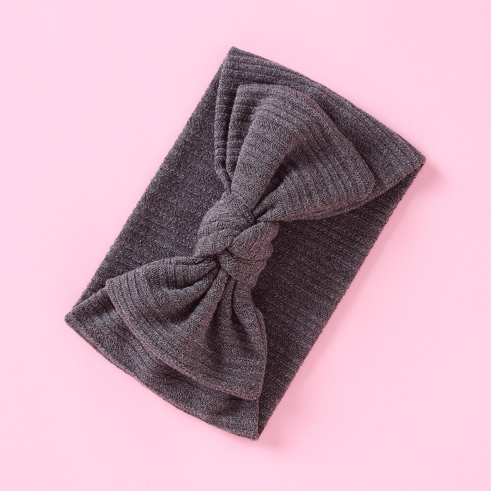 Winter Baby Hoofdband Wollen Meisjes Wide Headwrap Snoep Kleur Kinderen Oor Warmer Haarbanden Pasgeboren Tulband Zachte Hoofdbanden: 10