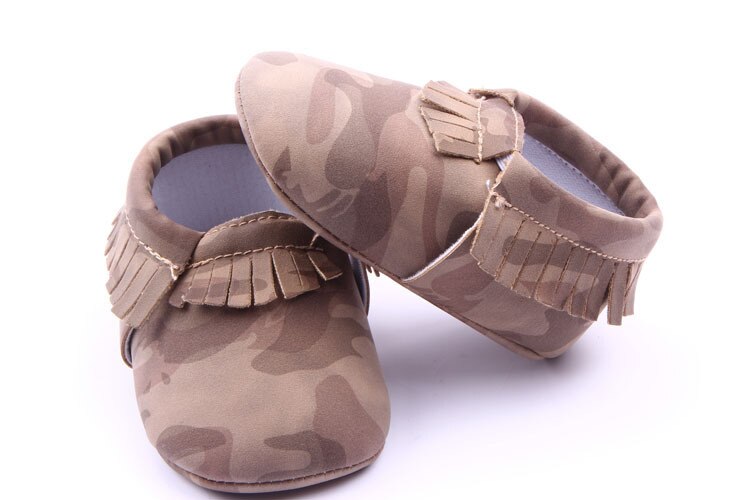 Arrivels Camo Little one shoes Soft Sole Leather Baby Infant Toddler Kids Boy Camo Shoes 3-12M