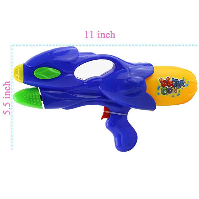 Free Squirt Shooters Water Gun, 4 Packs, Nice for Kids in Summer Outdoor