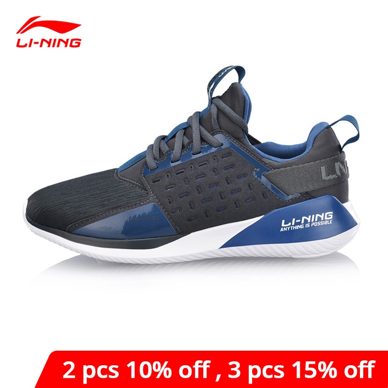 Li-ning hombres COLOR ZONE Cushion Running zapatos peso ligero transpirable forro deporte zapatillas deportivas ARHN079 XYP821