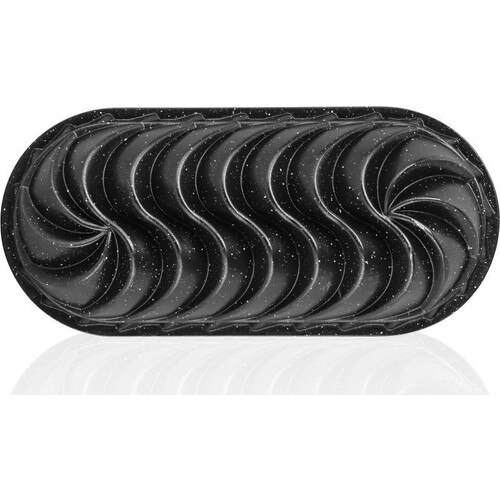 Le téflon noir de moule de gâteau de bâti de bâton en aluminium de granit l'adhérence ne fait pas 34*15-taille Durable moule de gâteau