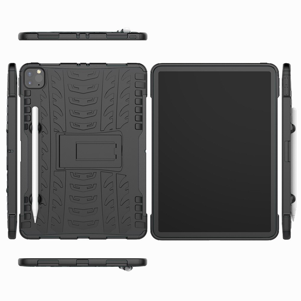 Case Cover For Apple IPAD PRO 11 Hybrid Rugged Hard Rubber PC Stand