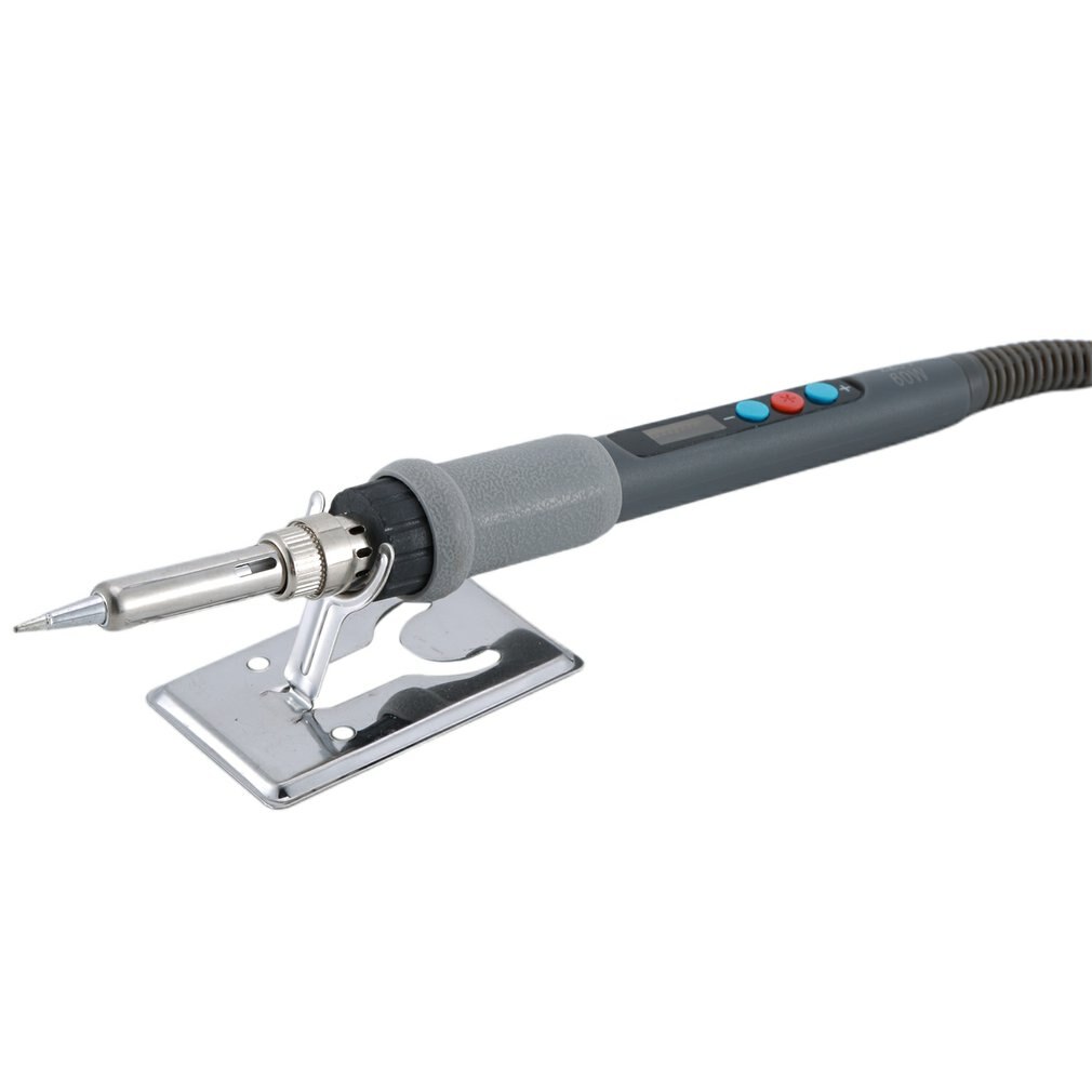 Digital Electric Soldering Iron With Controller LCD Backlight Adjustable Temperature Welding Tools EU Plug: Default Title