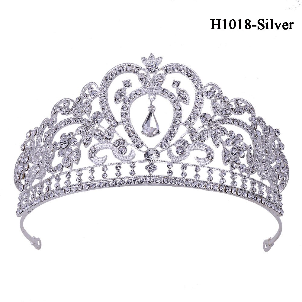 Traugel-couronne de mariée en or, diadème de luxe, couronne de mariage, accessoires de bijouterie pour femmes