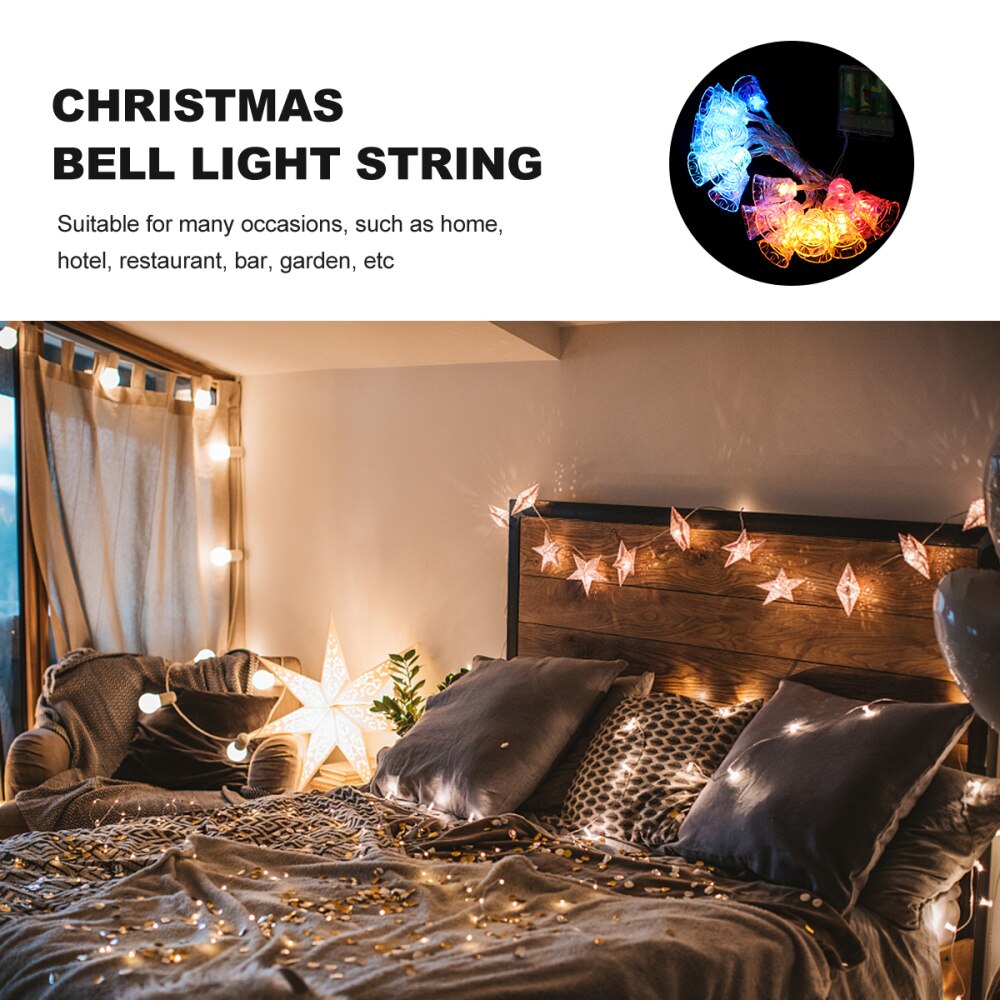 1 Set of Plastic Transparent Practical String Lights Hanging Lights Pendant Lights for Garden Party Interior Decor