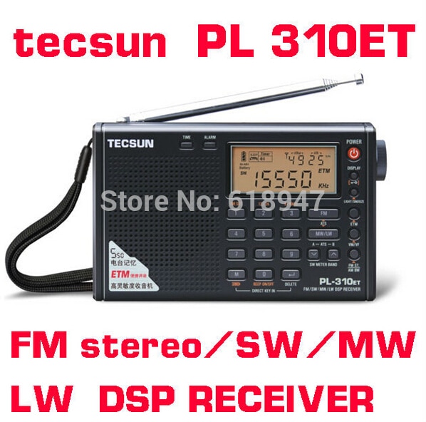 Tecsun PL310ET Full Band Radio Digital Demodulator FM/AM Stereo Radio TECSUN PL-310