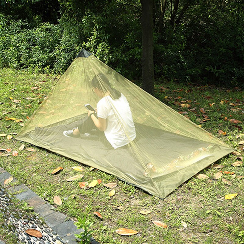 Mosquitera resistente a los insectos, tienda de malla Plegable ligera para viajes individuales, Camping, pesca al aire libre, equipo de Montañismo