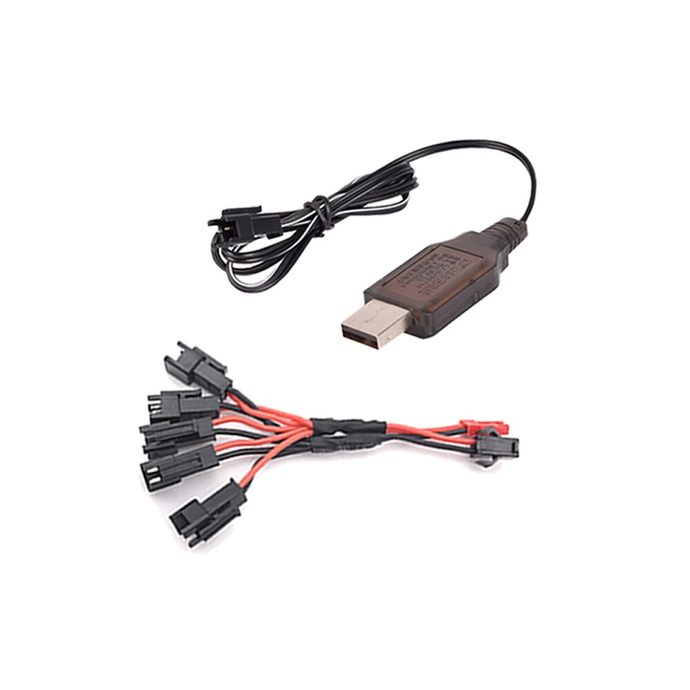 7.2 V 1400 mAh Ni-Mh batteria ricaricabile spina SM con caricabatterie per RC Camion RC auto RC barca del RC serbatoio parti nimh AA 7.2 v 1400 mah: USB 5in1