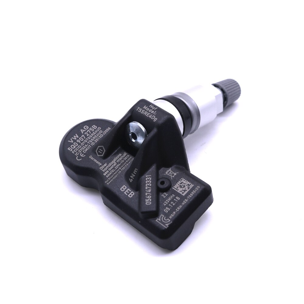 FOR -2022 Volkswagen Touareg Touran Volkswagen Transporter Shuttle 433MHz TPMS TIRE AIR PRESSURE SENSOR 5Q0907275 5Q0907275B: Default Title