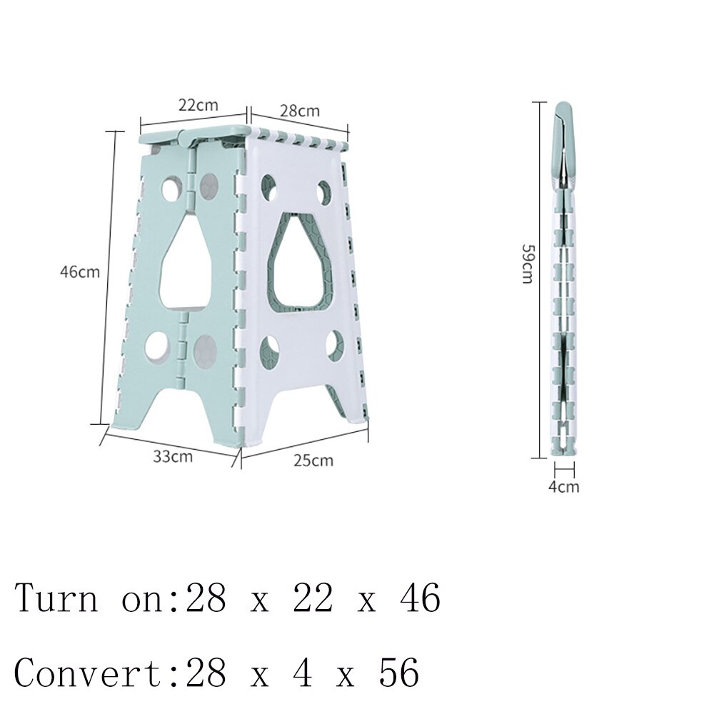 Folding Step Stool Foldable Stool For Kids & Adults, Kitchen Garden Bathroom Collapsible Stepping Stool