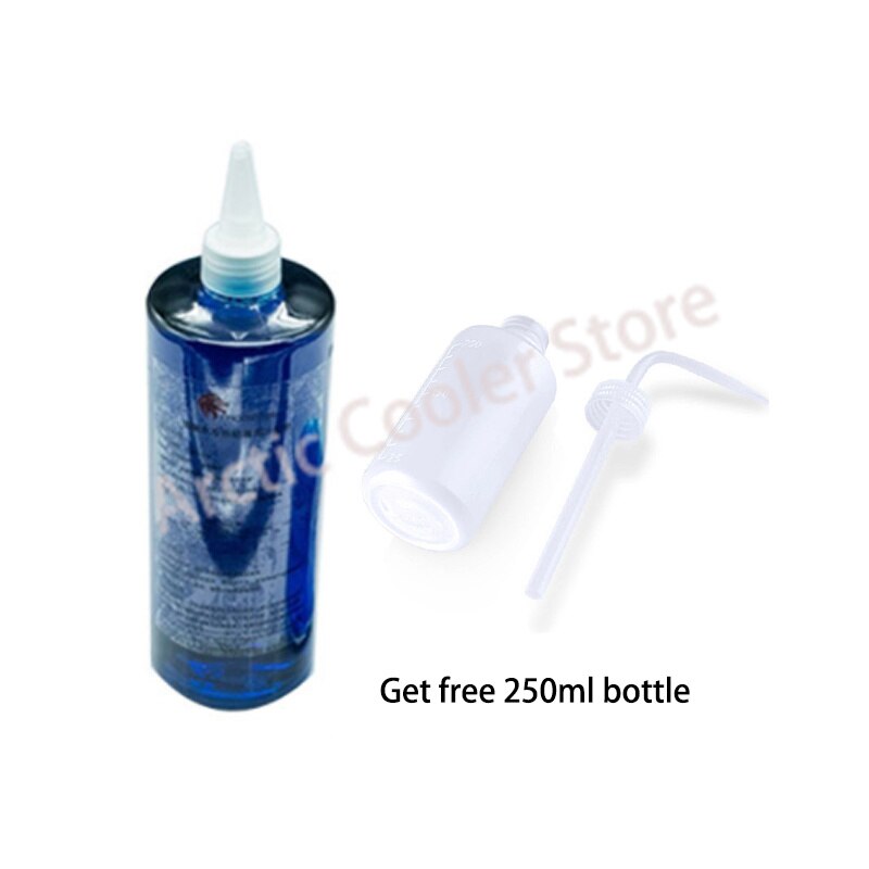 500ML PC Water Cooling Liquid Antu-Corrosion Deionized Water Coolant with 250ML Bottle Blue/Red/Green/Transparent