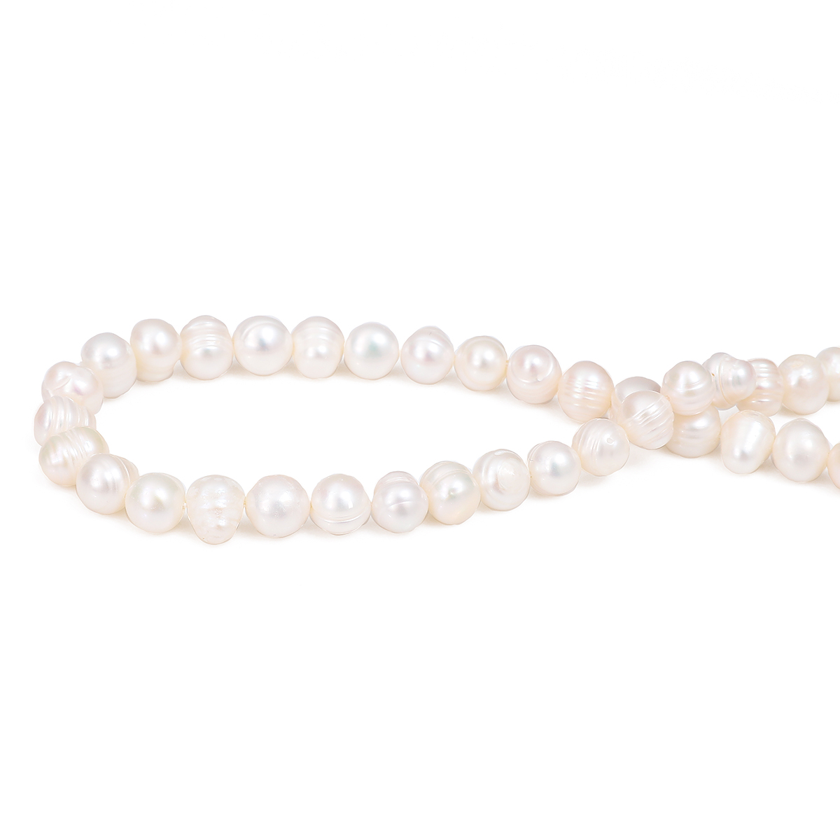 10 stk. naturlige ferskvandsperler barok uregelmæssige perler til gør-det-selv elegant smykkefremstilling øreringe armbånd halskæde tilbehør: Grøn / 6mm