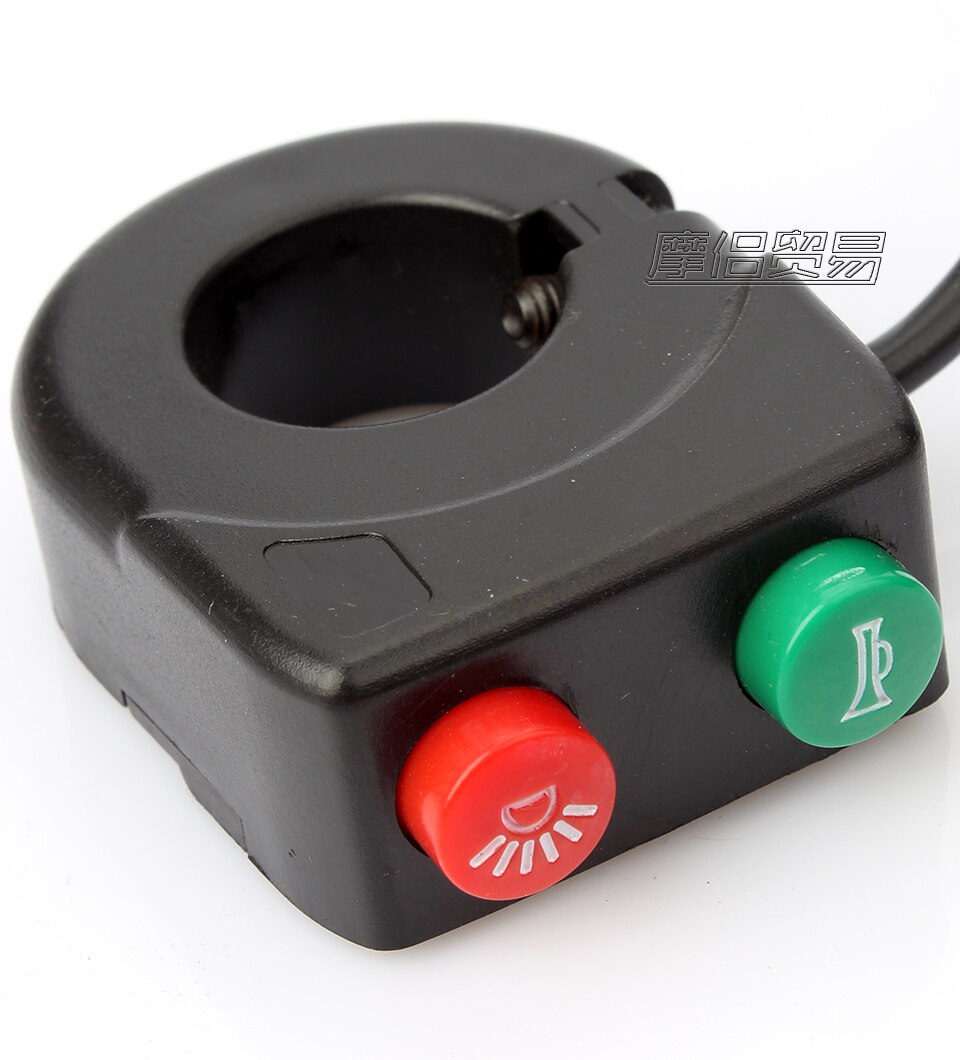7/8 " motorfiets elektrische fiets stuurschakelaar 3- in -1 claxon richtingaanwijzer aan/uit knop koplampschakelaar voor scooter e-bike