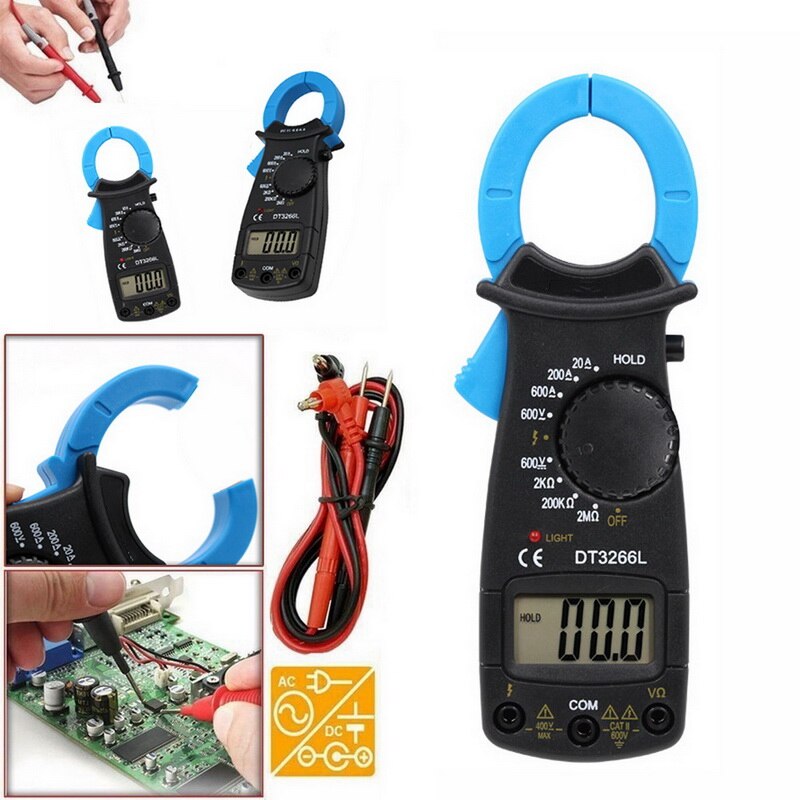 Bside digitale stroomtang, gelijkstroom, wisselstroom, 400a ampèremeter, spanningstester, multimeter, autovoltmeter, ampère, hz, capaciteit, ncv, ohm-test: Vc3266l