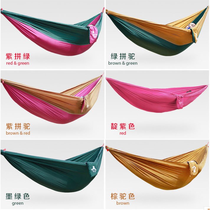 300kg- delige buitentent hangmat parachute doek hangmat hangmat 230 * 90 cm grotere hangmat boomtent