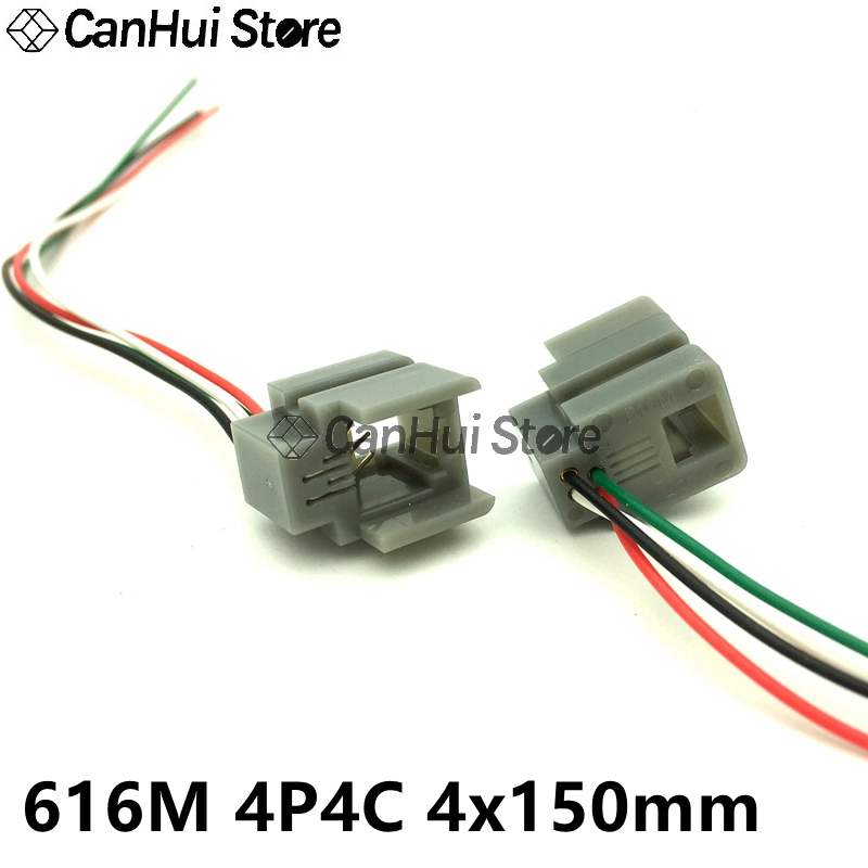 5 uds RJ11 RJ12 RJ45 conector hembra de teléfono con cable 4P4C 6P4C6C 8P8C conector hembra 616E 623K 616M 641D 648K: Verde militar