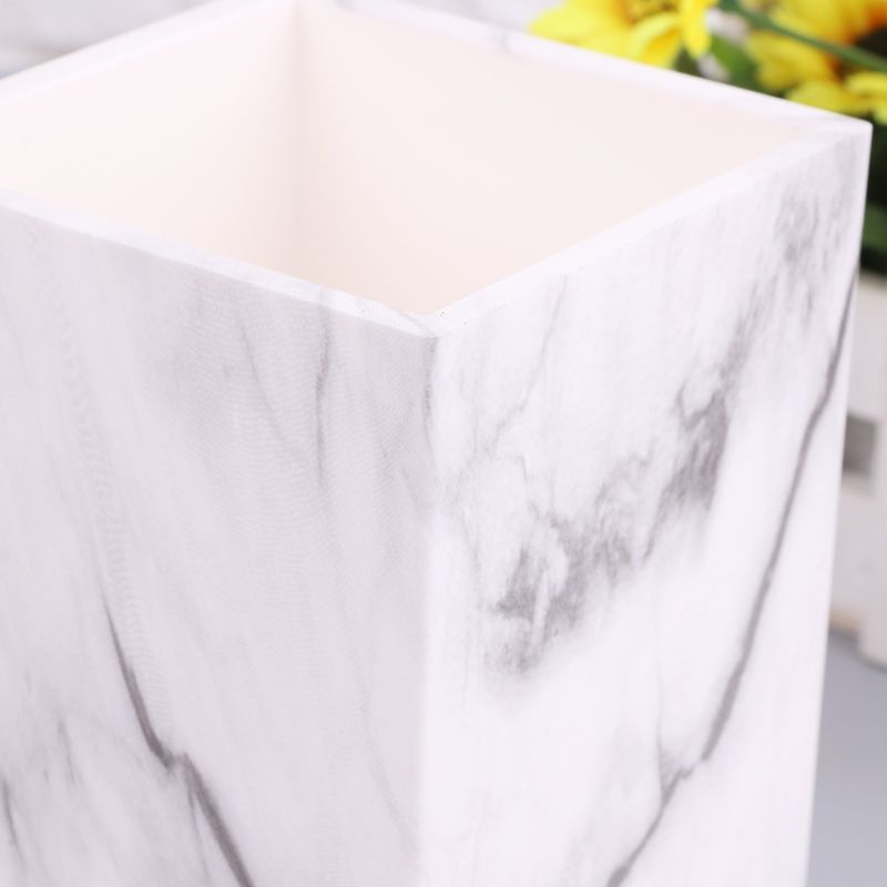 Marmor skrivebord pen blyantholder etui æske makeup børste kontor arrangør papirvarer xxuc