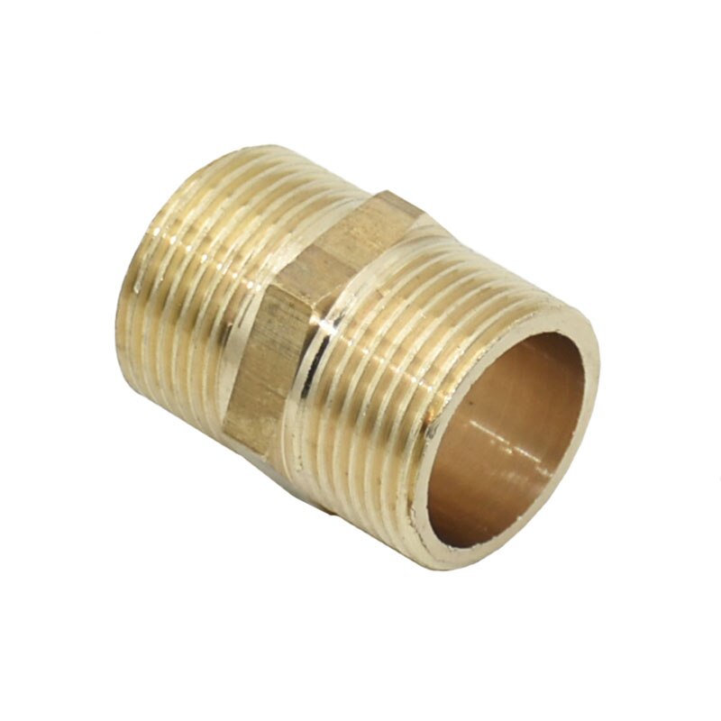 1/2"3/4" 1" male Brass threaded connector hose repair 2-way hose tap fittings Garden water tap Connector 1pcs