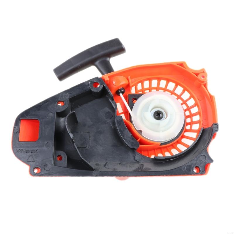 920L Chainsaw Parts Single Recoil Pull Starter Assembly Chainsaw Spares for 2500 25CC Lawn Mower Parts Durable