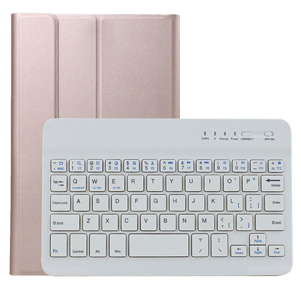 Bluetooth Wireless Keyboard Case Voor Samsung Galaxy Tab S4 10.5 Inch T830 T835 SM-T830 SM-T835 Leather Stand Cover Met Toetsenbord: K050ROG