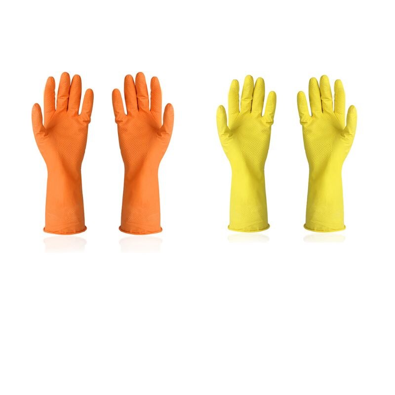 Gants de nettoyage de la vaisselle en Latex | Épurateur de Latex, gants de nettoyage en caoutchouc pour la cuisine, gants de nettoyage en Latex
