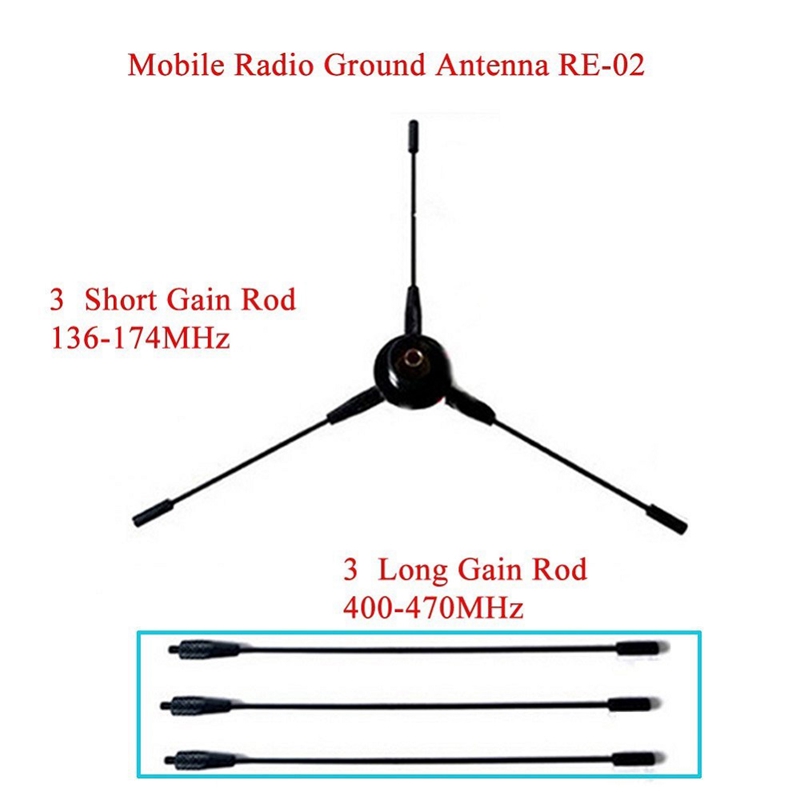 Abkt-Voor Nagoya Re-02 Grond Raster Antenne Mobiele Radio Verbeterde Omnidirectionele Antenne