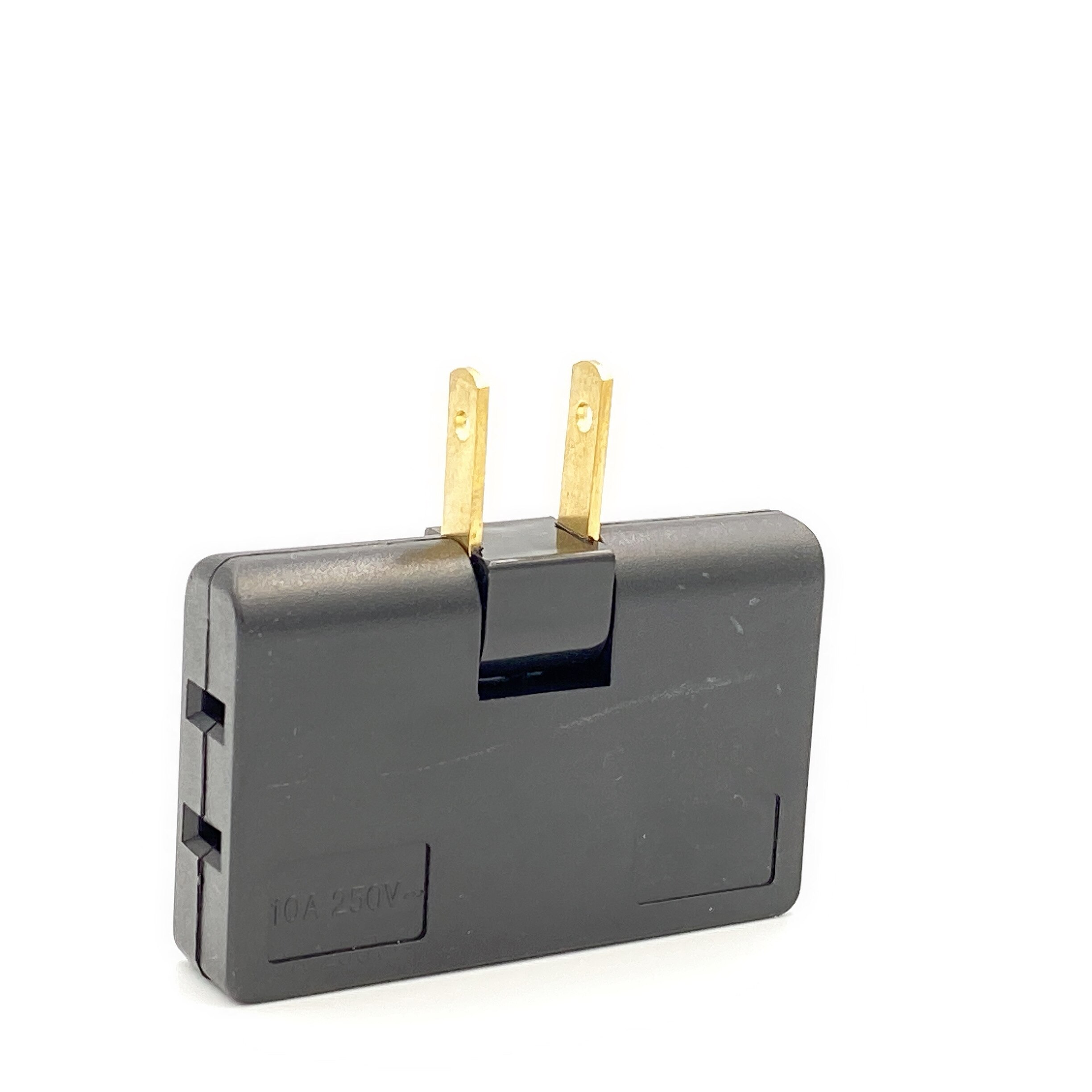 3 Outlet Grounded AC Power 2 Prong Swivel Light Wall Tap Adapter Tools Electrical Plugs For Phone Computer Camera