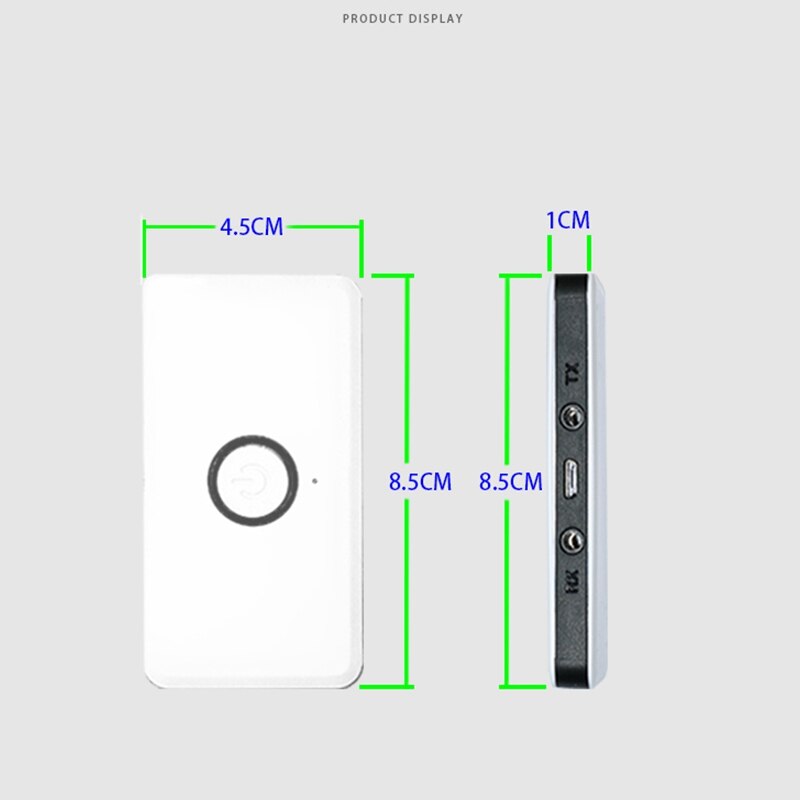 Smart Bluetooth o Receiver Transmitter Bluetooth Receiving Transmitting Two in One Can Be Used for Headset, o, Car