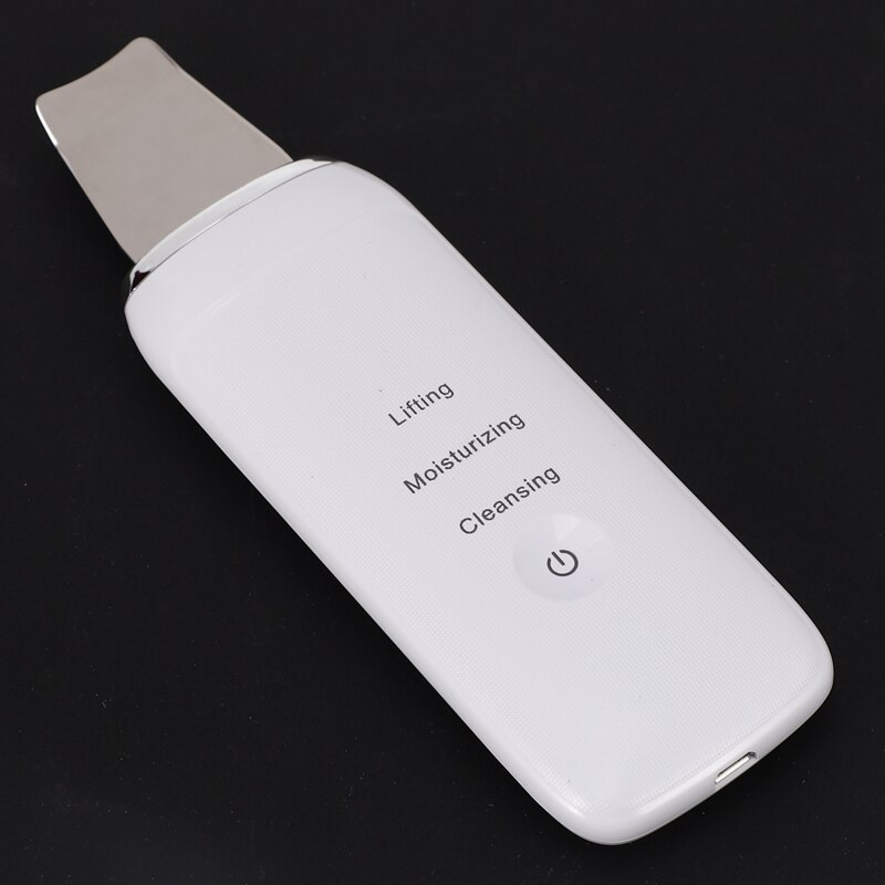 Ultrasonic Skin Scrubber USB Rechargeable Face Cleaner