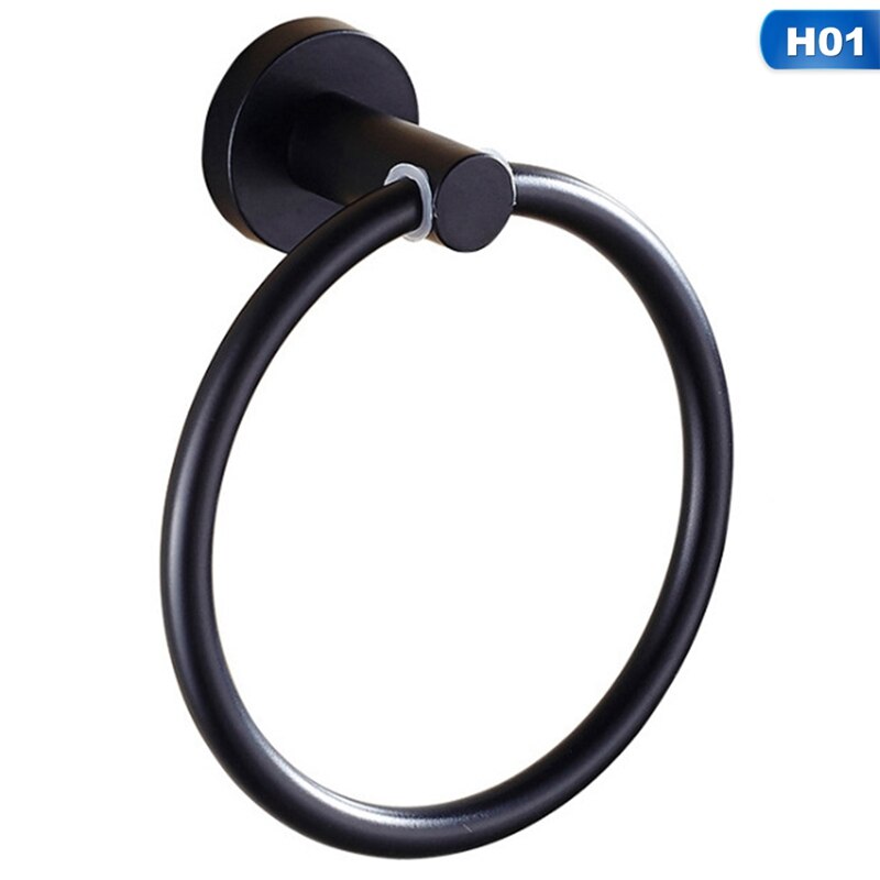 Moderne handdoekringen van roestvrij staal, handdoekhouder, ronde handdoekhouder voor aan de muur, badkameraccessoires, hardware