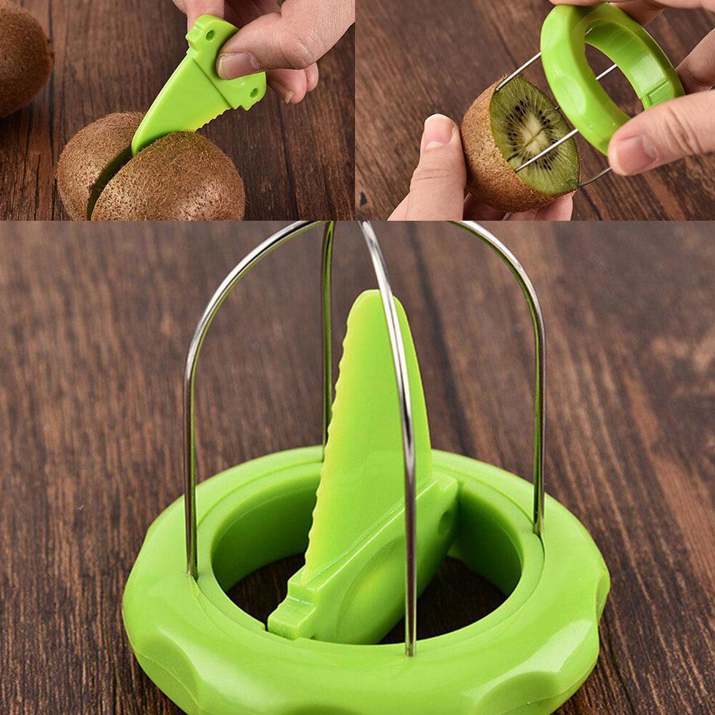 Mini Fruit Kiwi Cutter Peeler Slicer Keuken Groene Kiwi Voor Pitaya Peeling Tools Gereedschap Gadgets I5K2