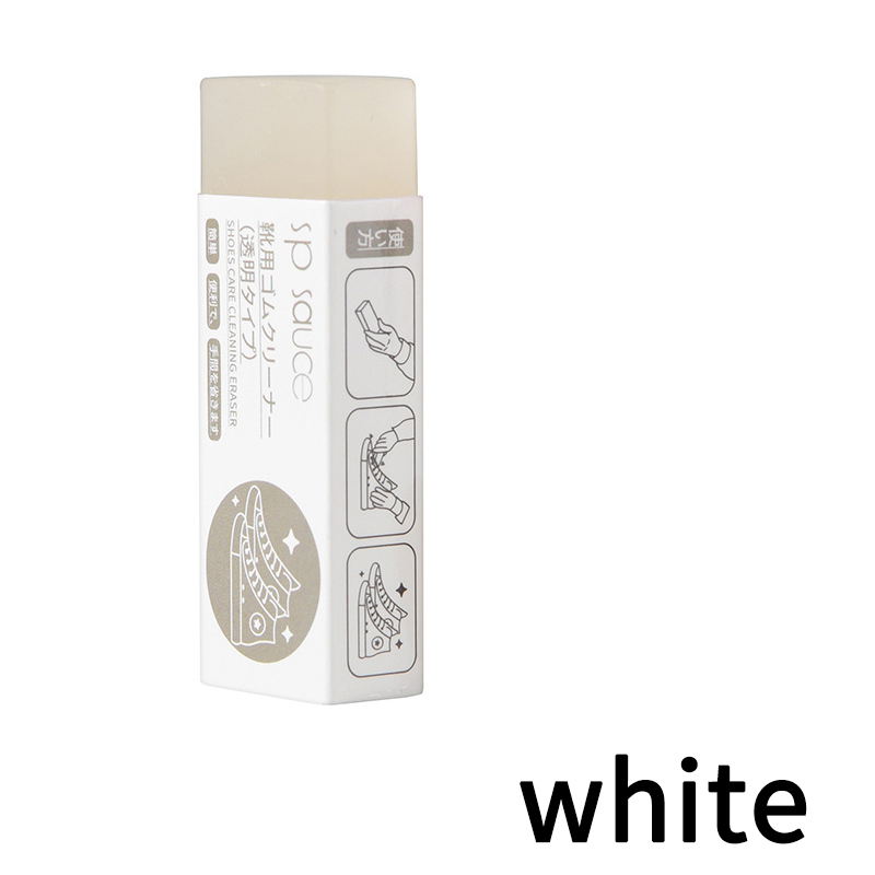 1 Uds. Herramienta de lavandería, goma plástica 7,5 CM, goma para limpiar zapatos, goma de borrar para zapatos, accesorios de baño rosa/blanco: white