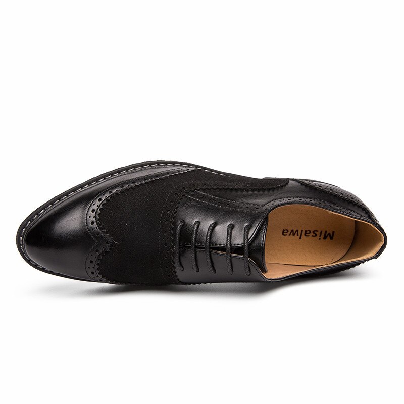 Wit Bruin Italiaanse Stijl Mannen Formele Lederen Schoen Gentleman Rokkostuum Schoenen Wing Tip Volledige Brogue Wedding Party oxfords