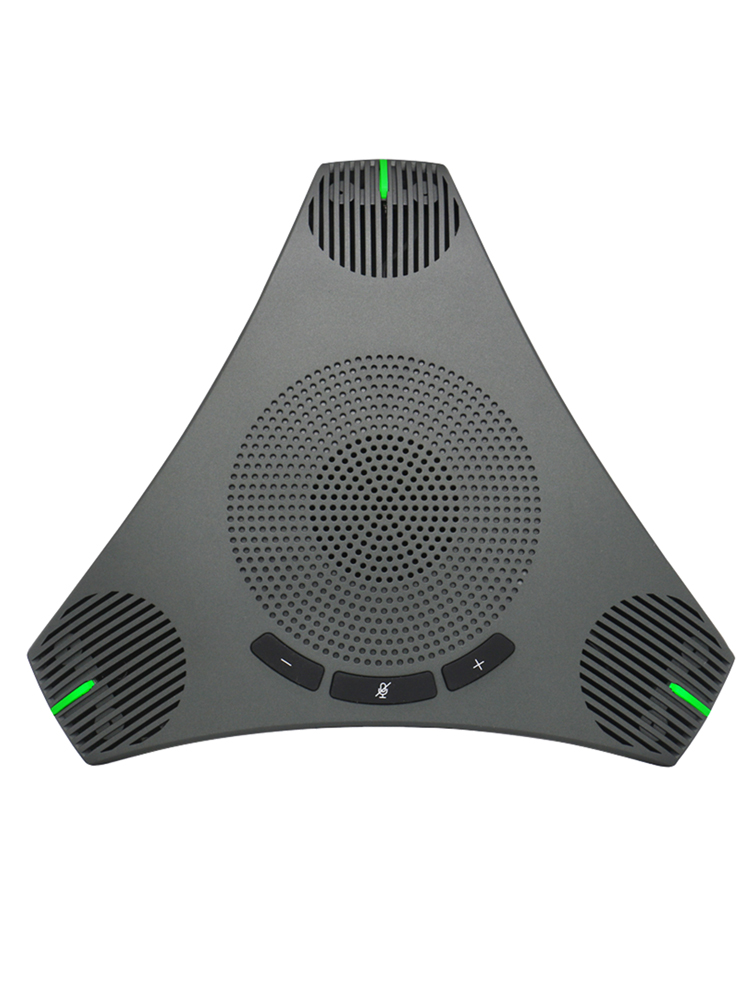 Usb Speakerphone Conferentie Microfoon Omnidirectionele Computer Mic 360 ° Stem Pick-Up Met Mute-Toets Voor Skype/Video Conferentie: Default Title