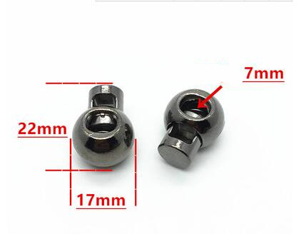 Metall Schnur Schloss Schnur Stopper Schaltet Clip Bekleidung Bungee Schnur Schloss Doppel-und Einzel Zubehör Kleidung Push-Lock Clips 5 stücke: C