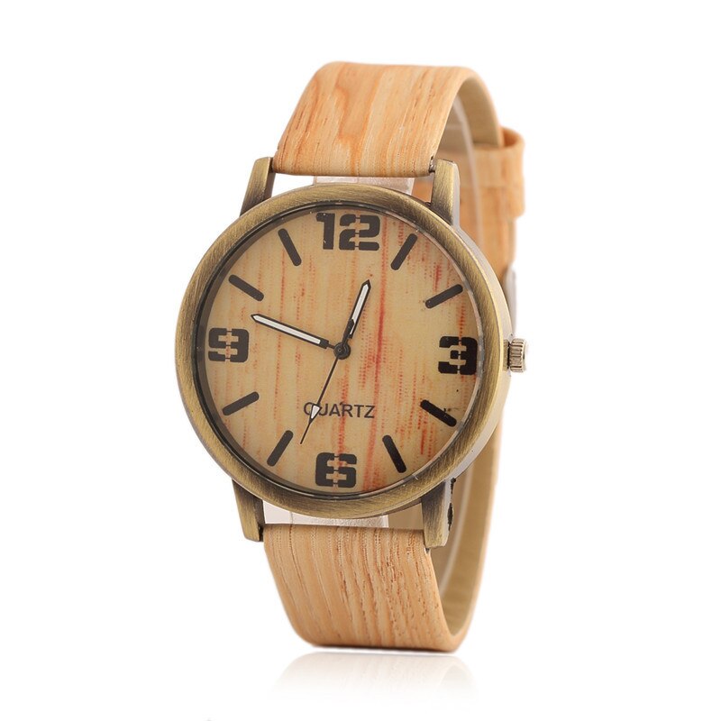 Mode creatieve vrouwen Houten horloges voor vrouwen meisje Dames Jurk Horloges Naties Quartz Horloge mannen Relogio masculino