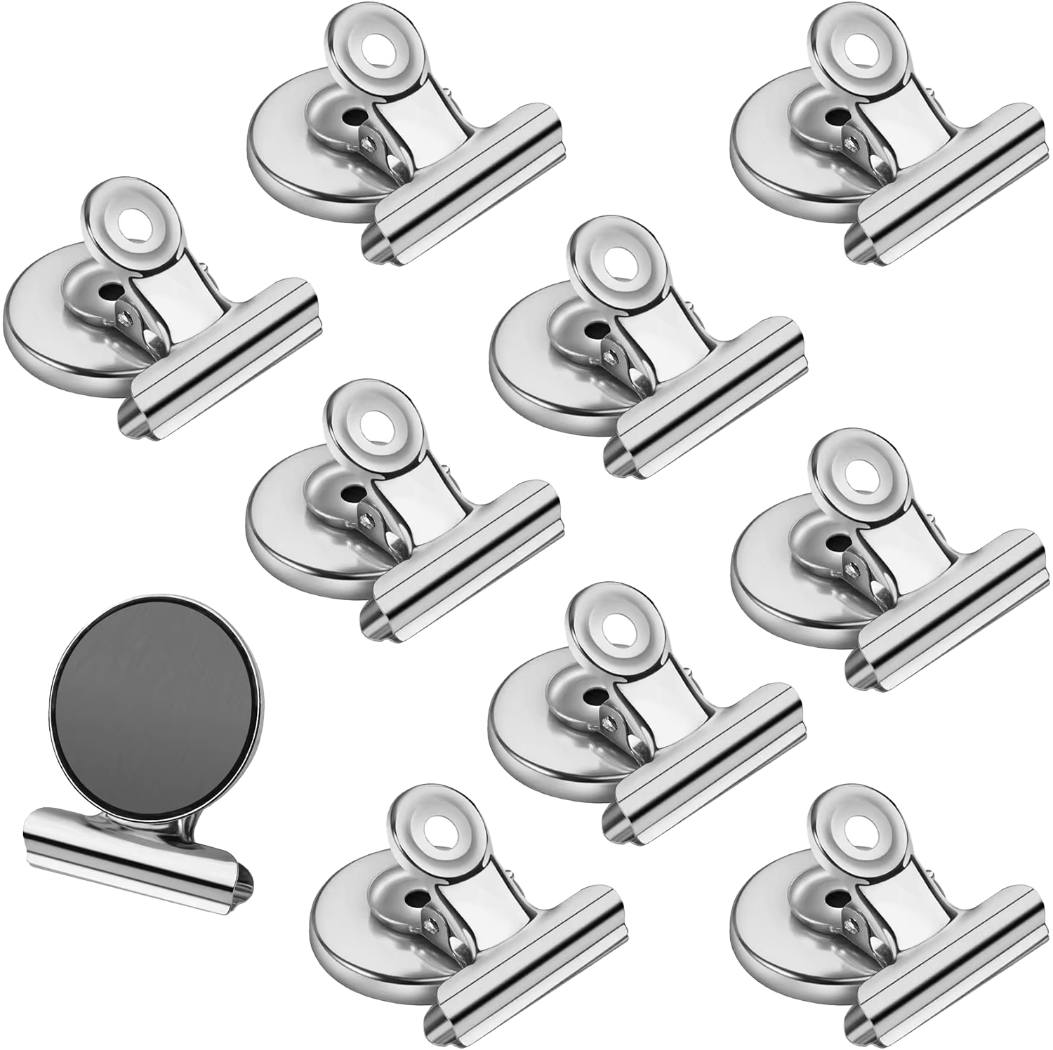 Strong Magnets Magnetic Clips Bulldog Clips Heavy Duty Magnetic Clips Perfect for Whiteboard Magnets Photo Displays Home: plum