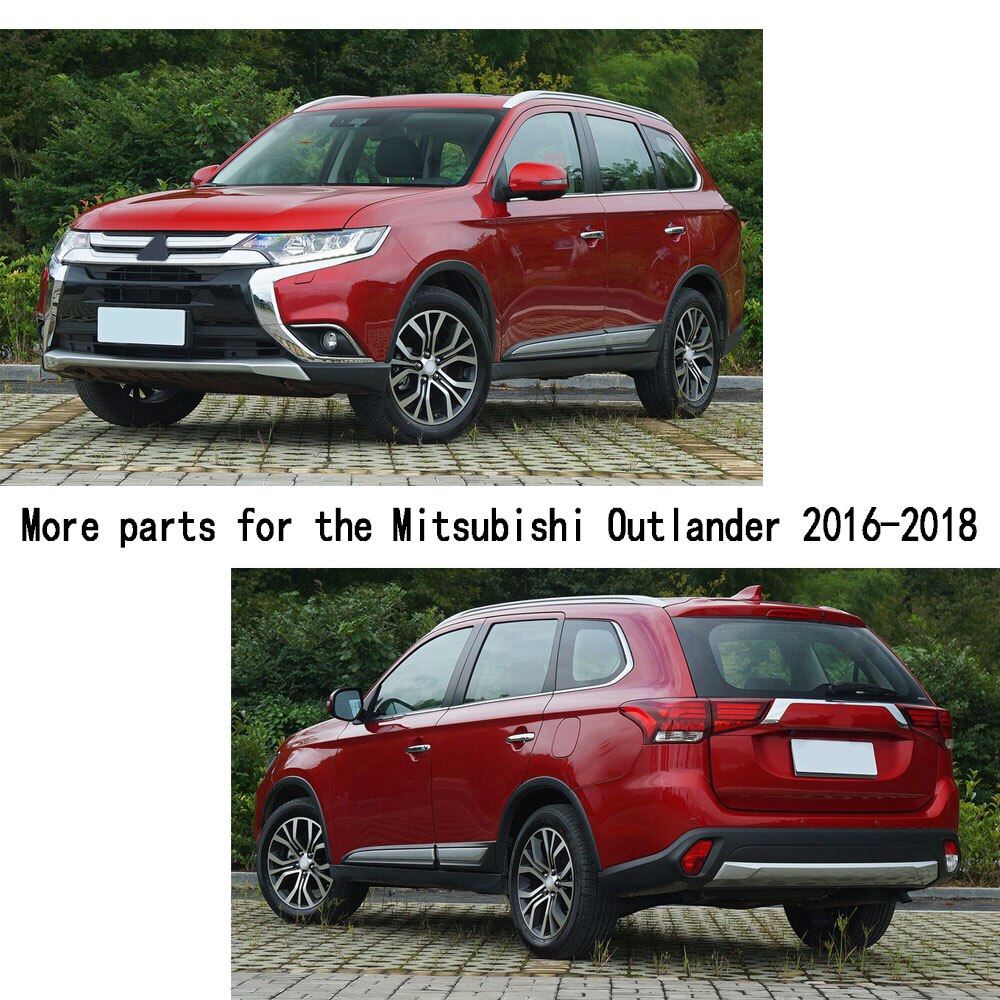 Autostyling gas/brandstof/olietank afdekkap stick abs lamp frame trim 1 st voor mitsubishi outlander