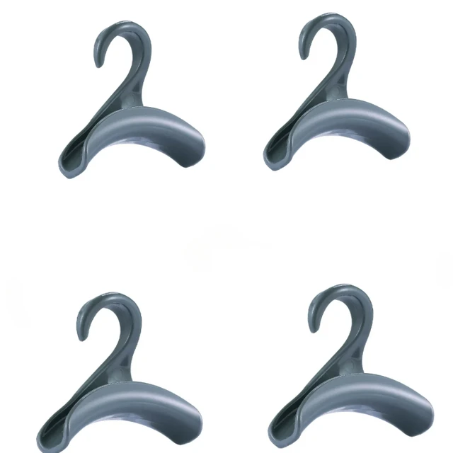 Home Closet Hat Silk Scarf Shawls Purse Handbag Organizer Storage Arched Hanger Hook 1Pcs Durable PP Bag Rack Holder: light green