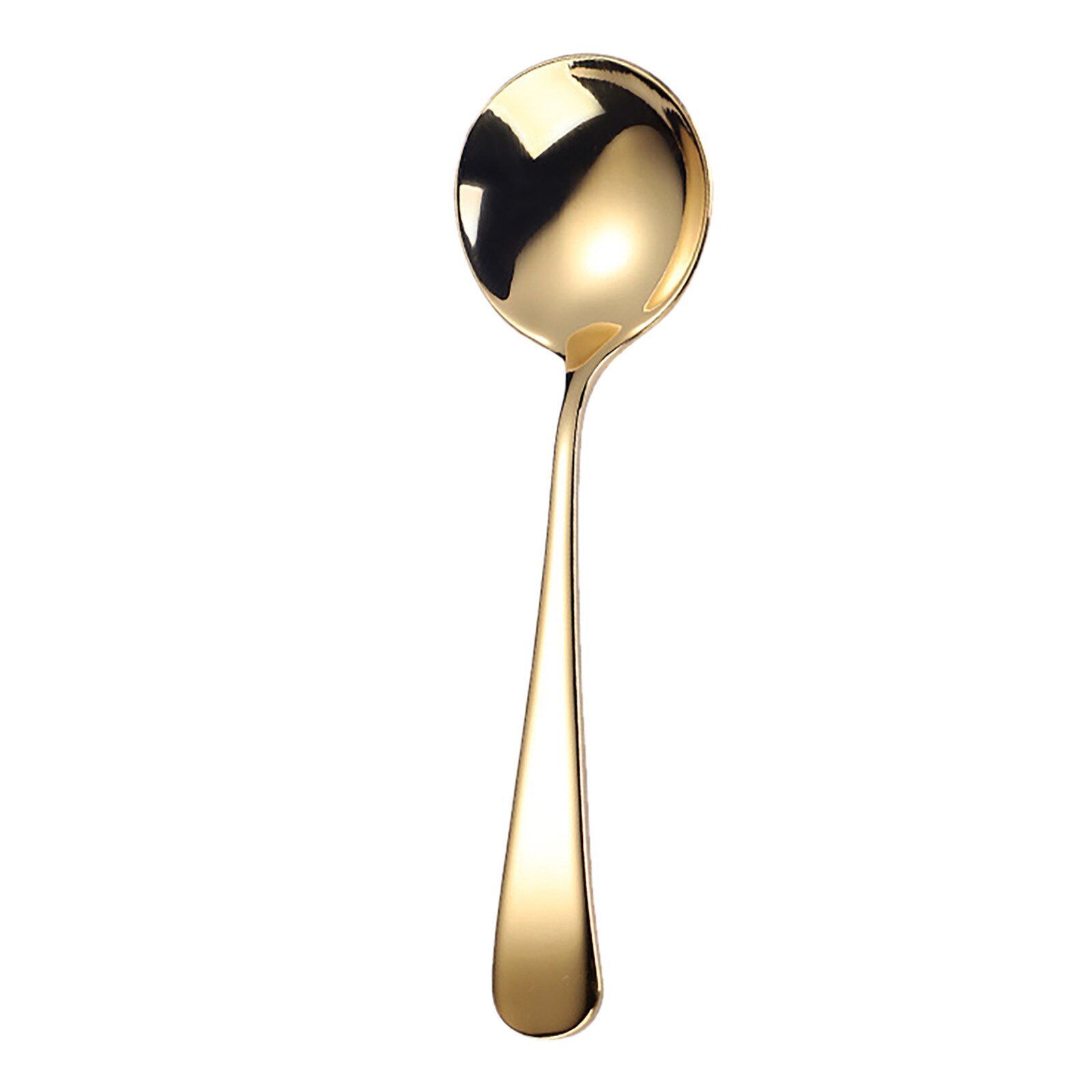 6.2 pouces coloré en acier inoxydable café cuillère longue poignée thé cuillères cuisine chaude boire couverts riz Scoop # Y: B