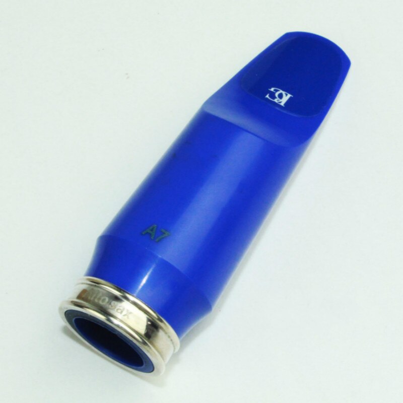 HIGH-Grade JAZZ Bakelite Saxophone Mouthpiece For Alto Tenor Soprano Saxophon: Alto NO. 7 blue